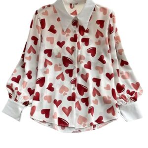 oversized shirt for women – korean casual short sleeve loose fit top | plus size summer wear for girls & women